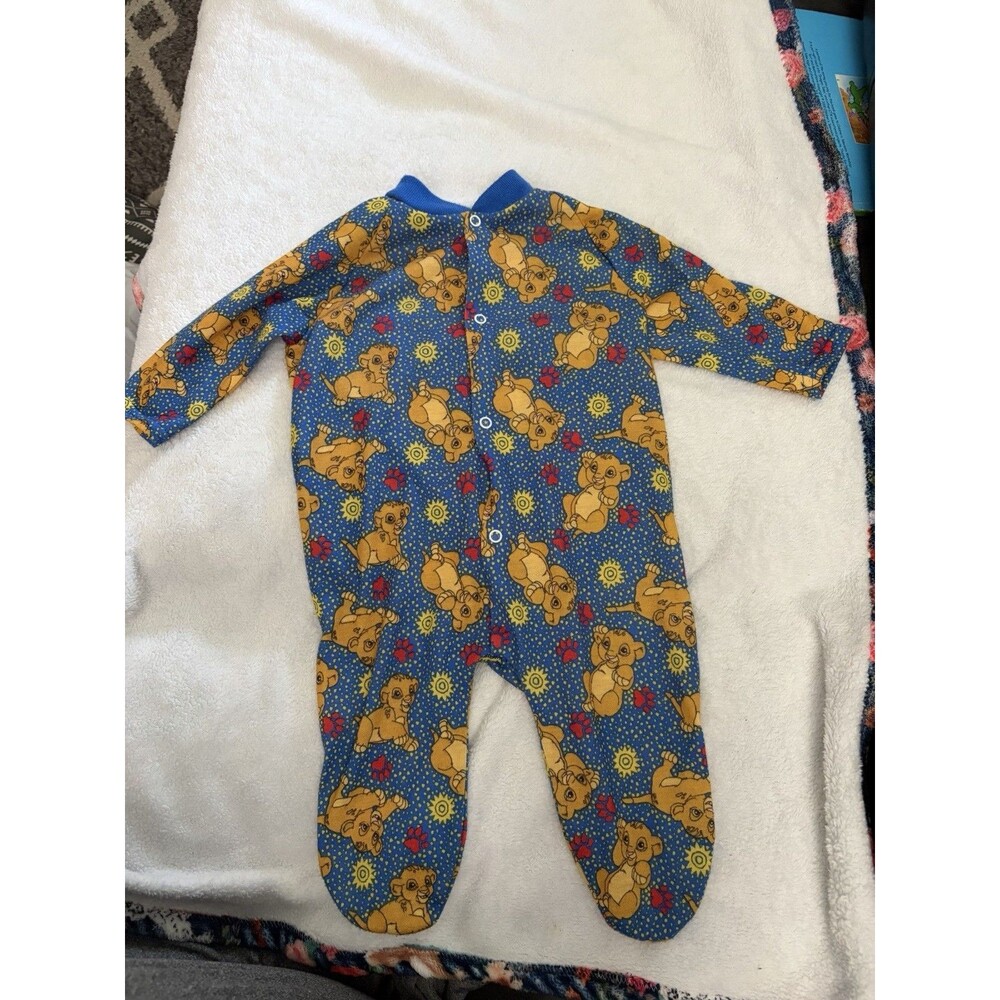 Vintage Lion King Footed  Sleeper 6-9m